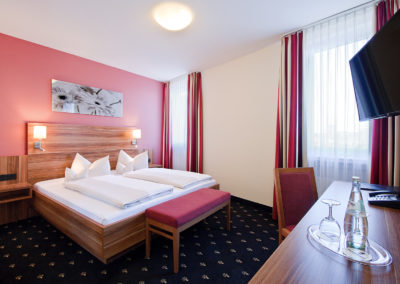 Schlafbereich in der Juniorsuite
