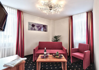 Wohnbereich in der Junior Suite